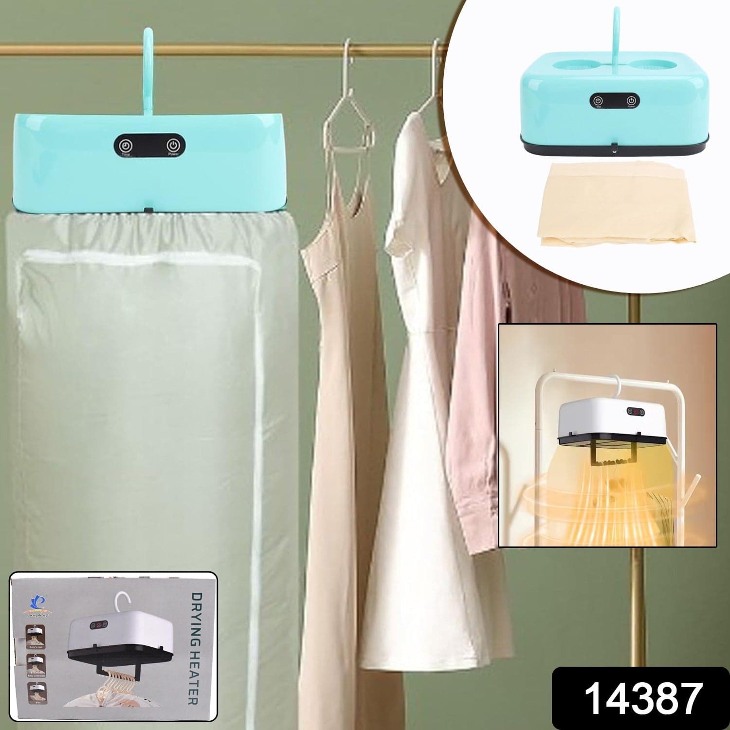 Portable Clothes Folding Dryer, Portable Dryer (1 Pc) thumbnail 2