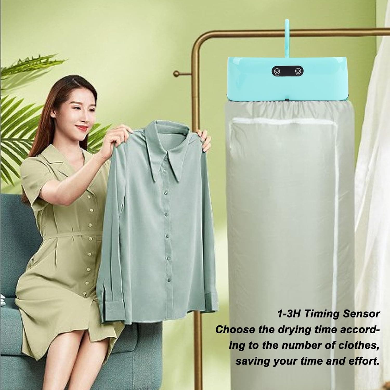 Portable Clothes Folding Dryer, Portable Dryer (1 Pc) thumbnail 4