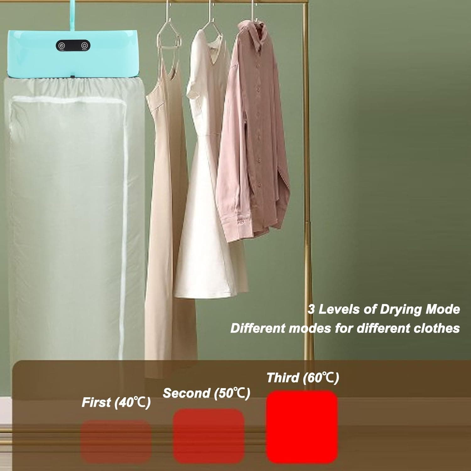 Portable Clothes Folding Dryer, Portable Dryer (1 Pc) thumbnail 6