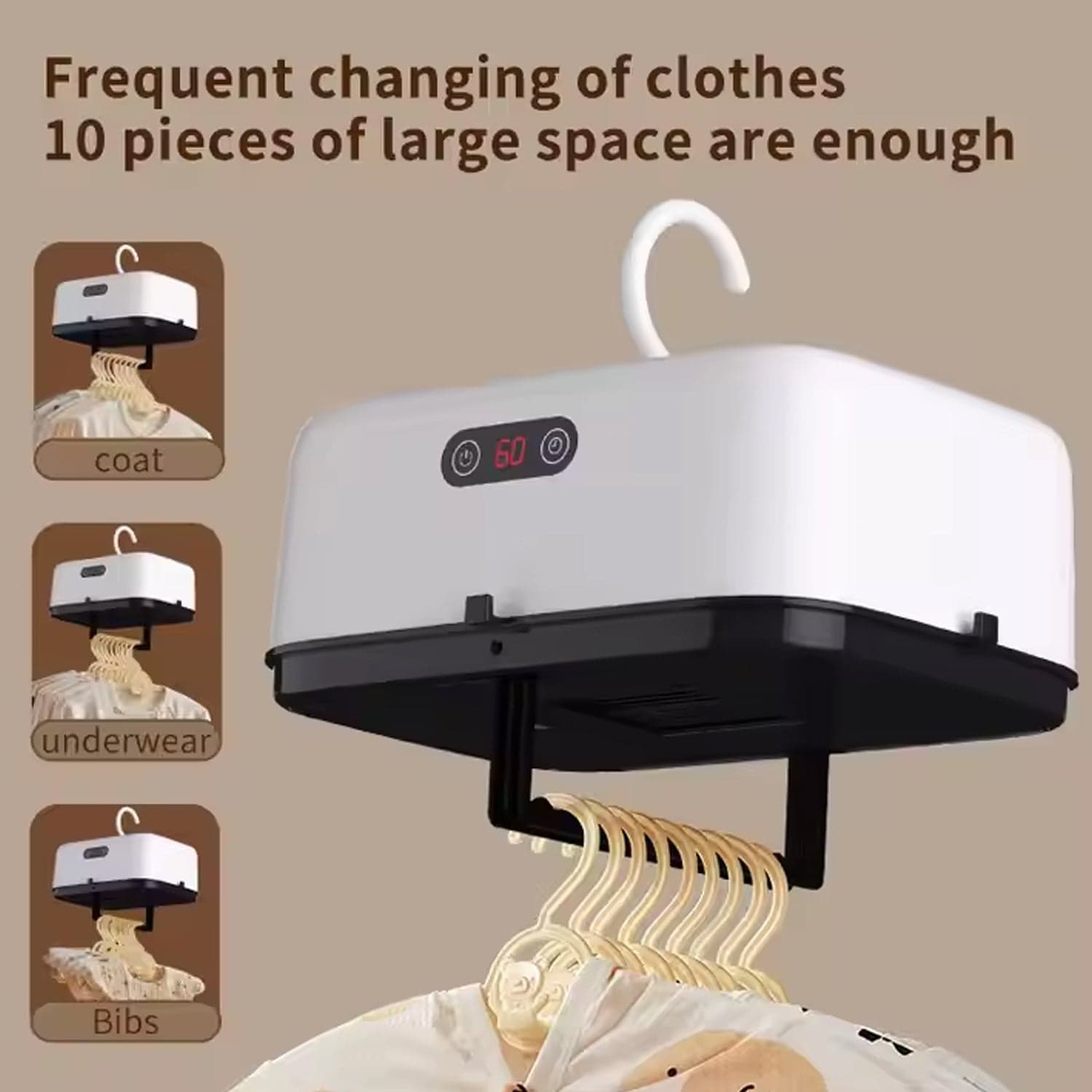 Portable Clothes Folding Dryer, Portable Dryer (1 Pc) thumbnail 8