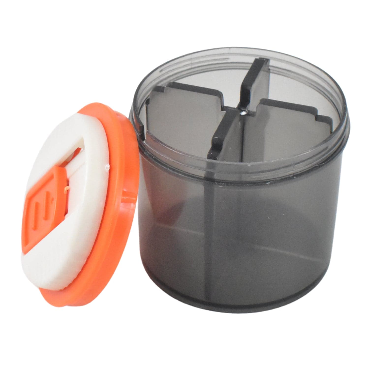 Plastic 4 Section Pill Box Organizer (1 Pc / Mix Color) thumbnail 5