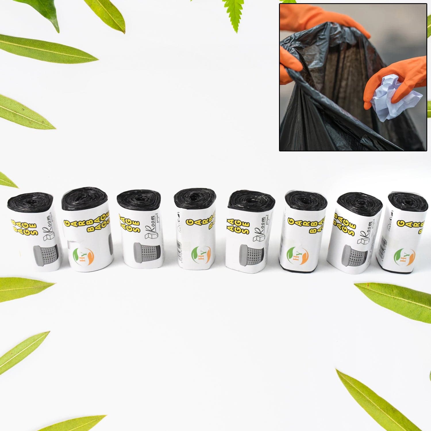 Disposable Eco-Friendly Garbage / Trash Bag (8 pcs Set) thumbnail 1
