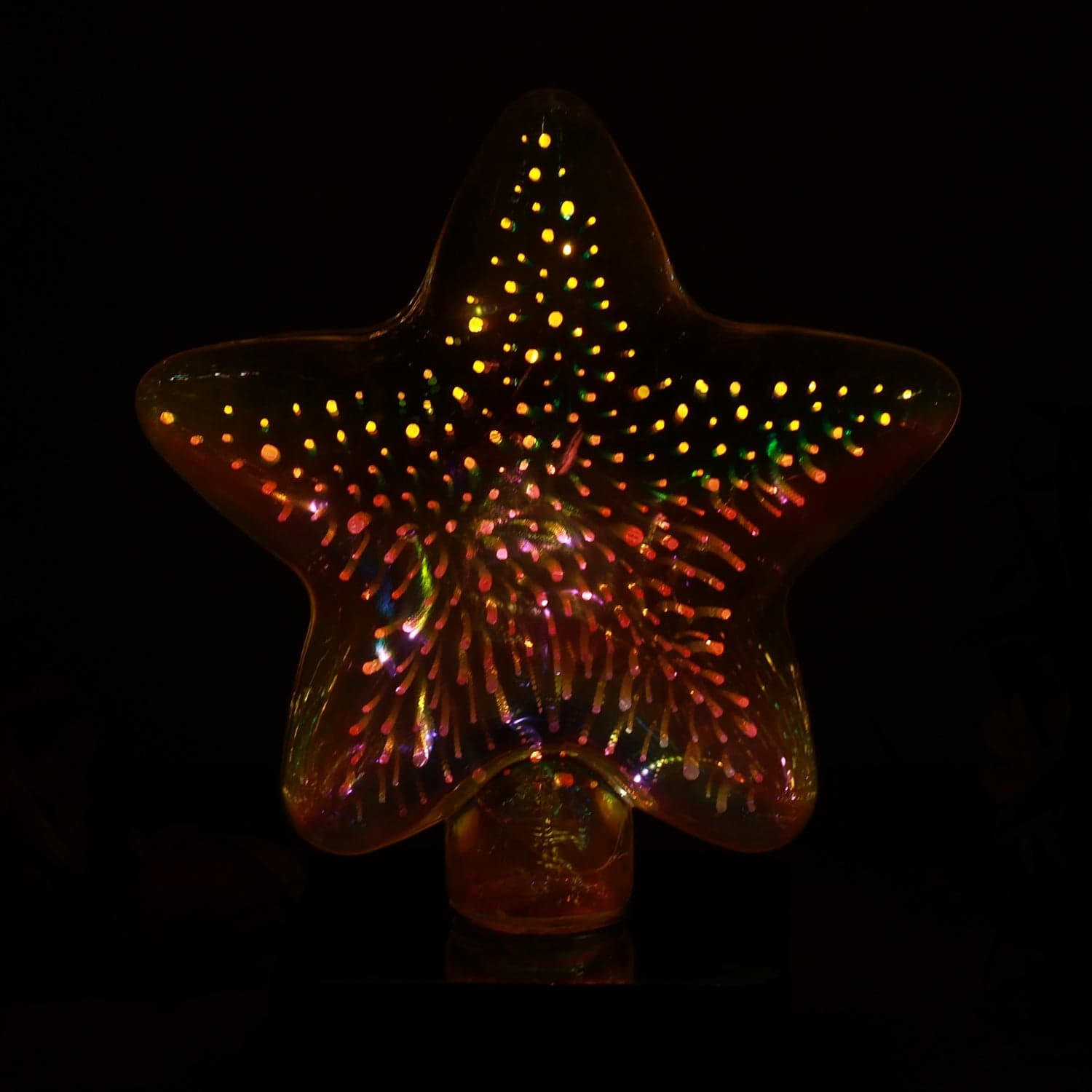 Star Shaped 3D Illusion Decorative Led Night Lamp 1 Pc thumbnail 2