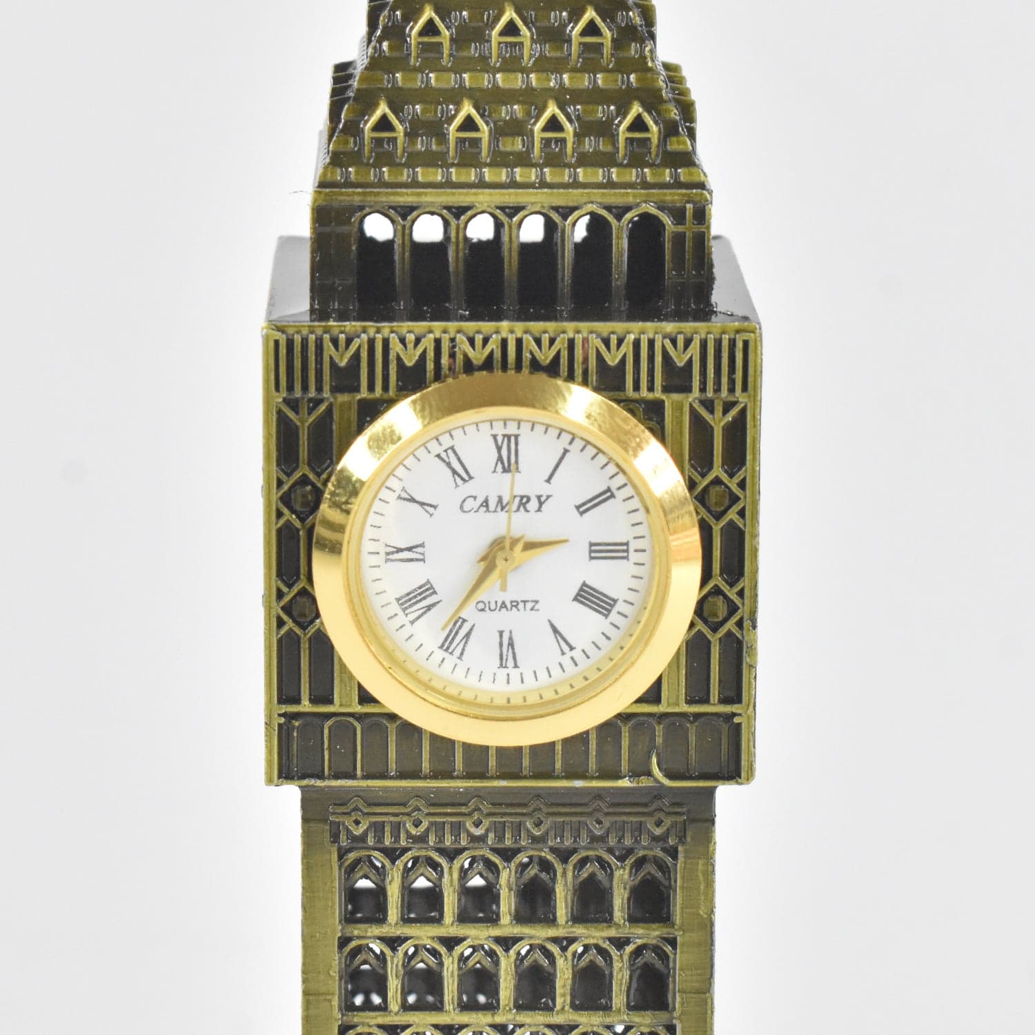 Big Ben London Clock Tower Miniature Metal Statue thumbnail 5