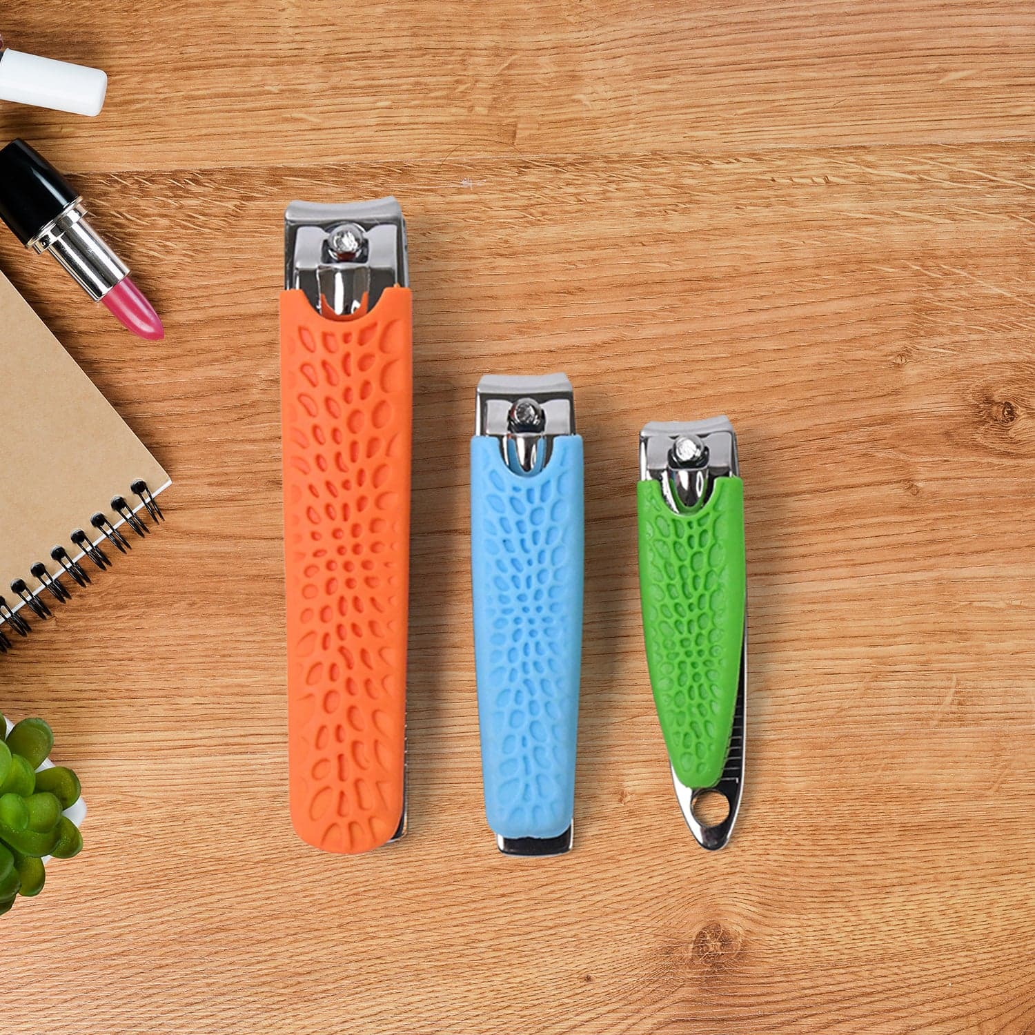 3 in 1 Nail Clipper Set, Compact Nail Cutter Big Size and Small Sizes thumbnail 1