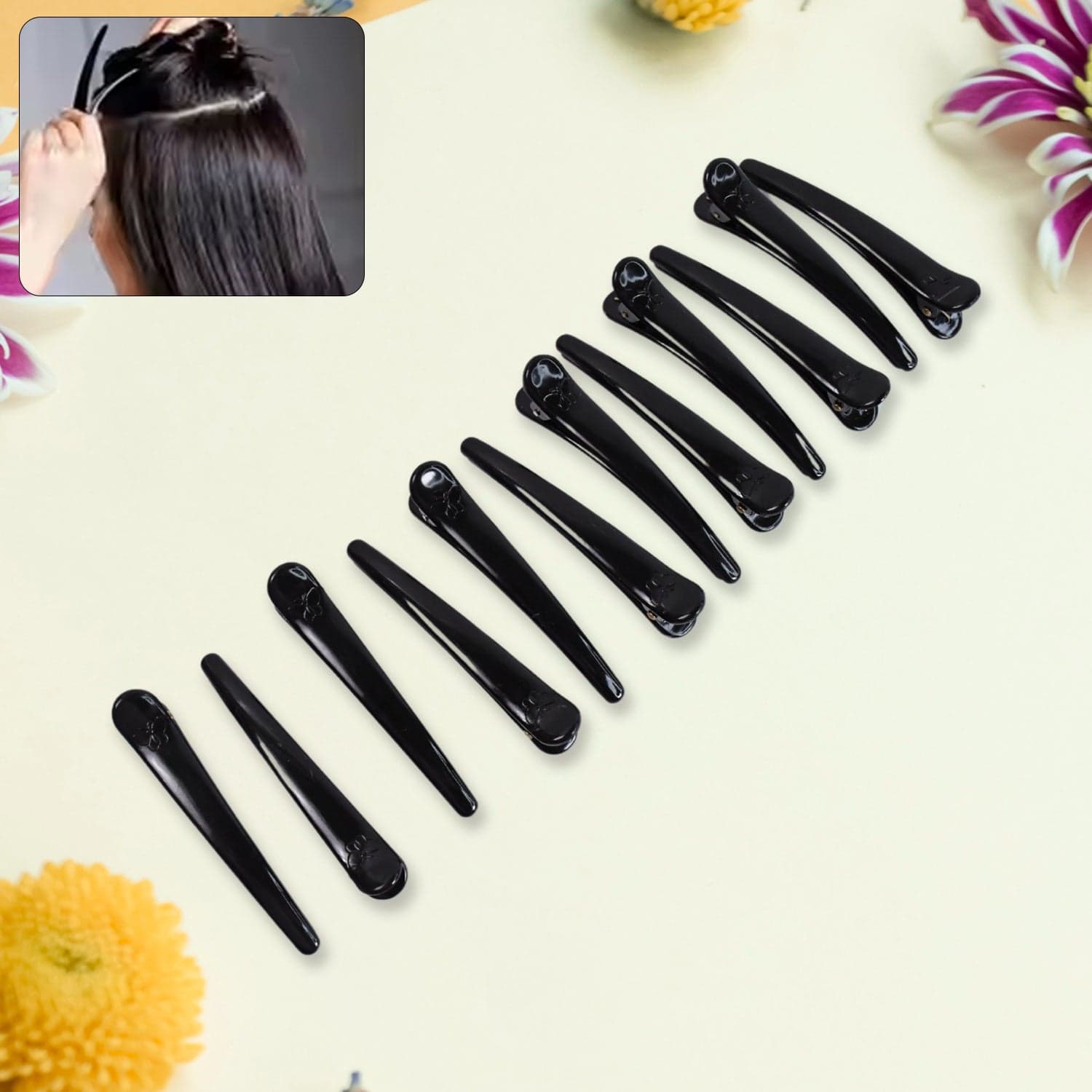 Hair Clips for Styling (12 Pc), Hair accessories thumbnail 1