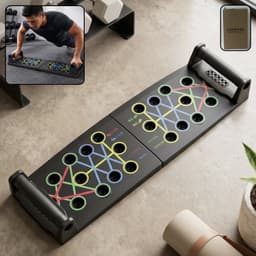 Multifunction Foldable Push Up Board the Space-Saving Upper Body Trainer