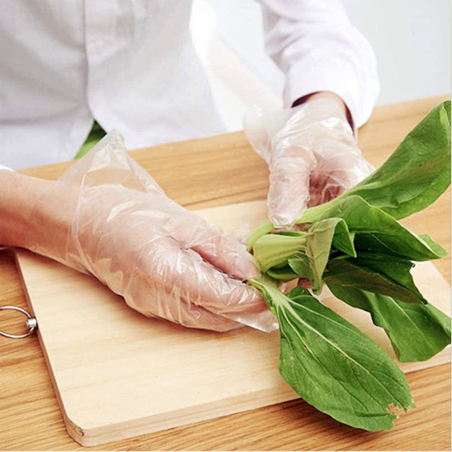 Eco-Friendly Kitchen Hand Gloves, Disposal hand gloves, Free size (100 Pc) thumbnail 7