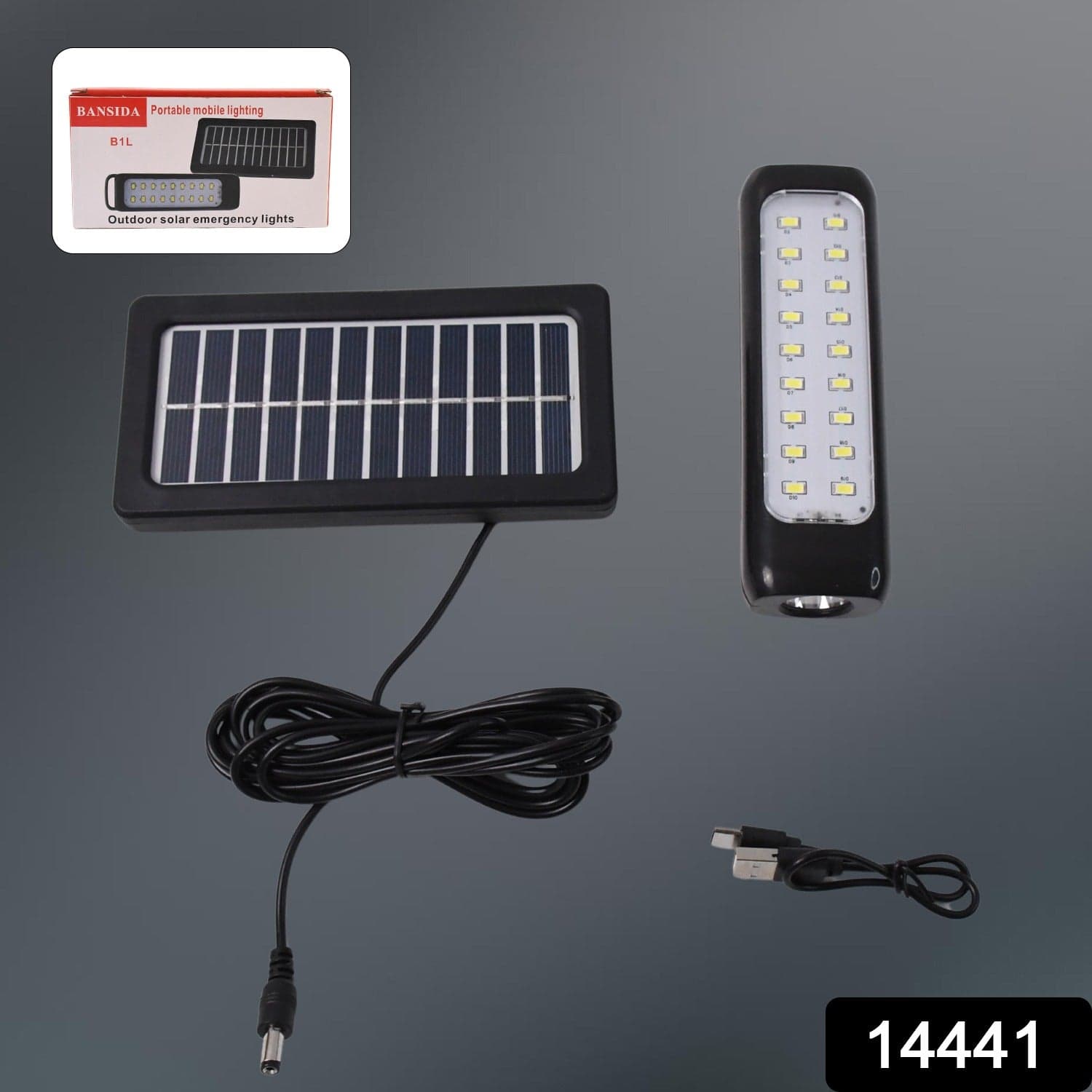 3 Modes Outdoor Indoor Hanging Solar Light Small 18LED & 1 Big LED thumbnail 2
