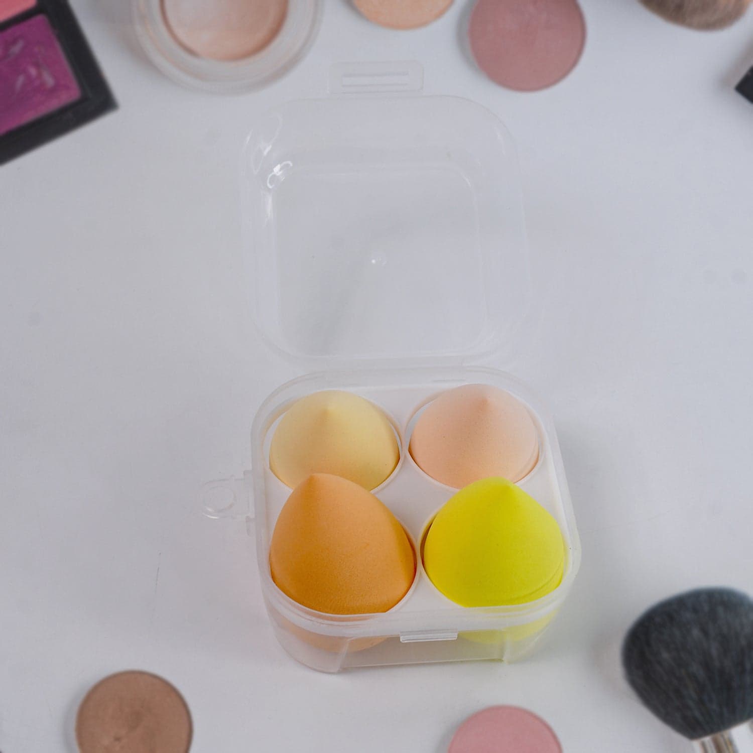 Makeup Sponges Set, Perfect for Liquid, Cream, and Powder (4 Pcs Set With Case) thumbnail 6