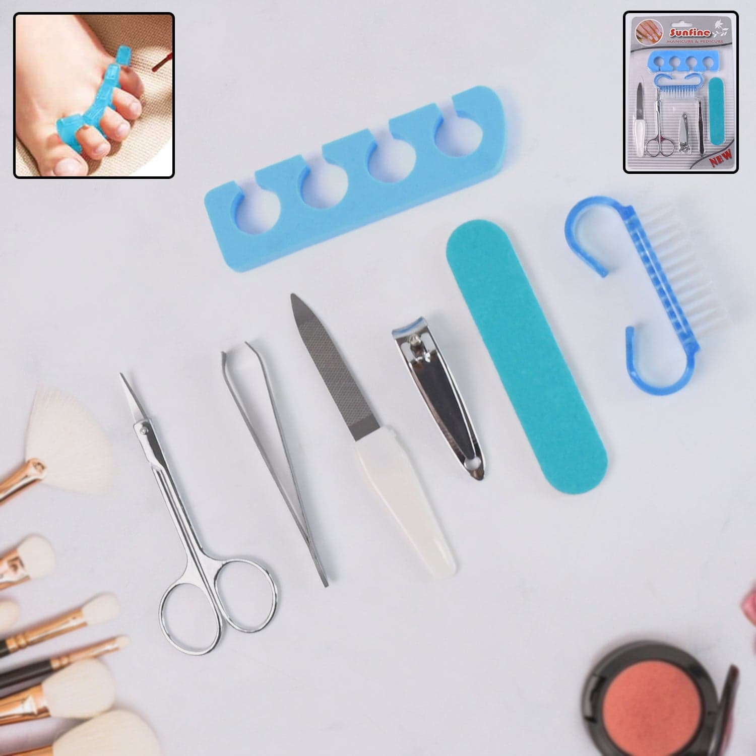 7 in 1 Manicure set Tool Kit (7 Pcs Set) thumbnail 1