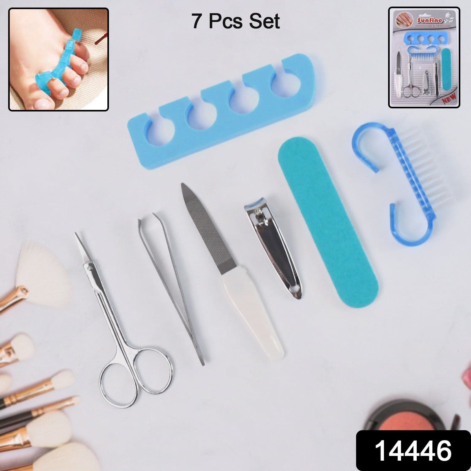 7 in 1 Manicure set Tool Kit (7 Pcs Set) thumbnail 2