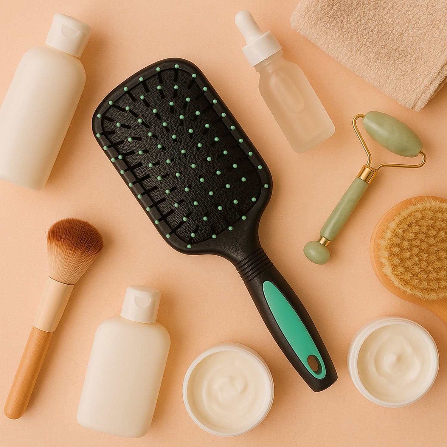 2 In 1 Hair Comb Brush With Mirror thumbnail 4