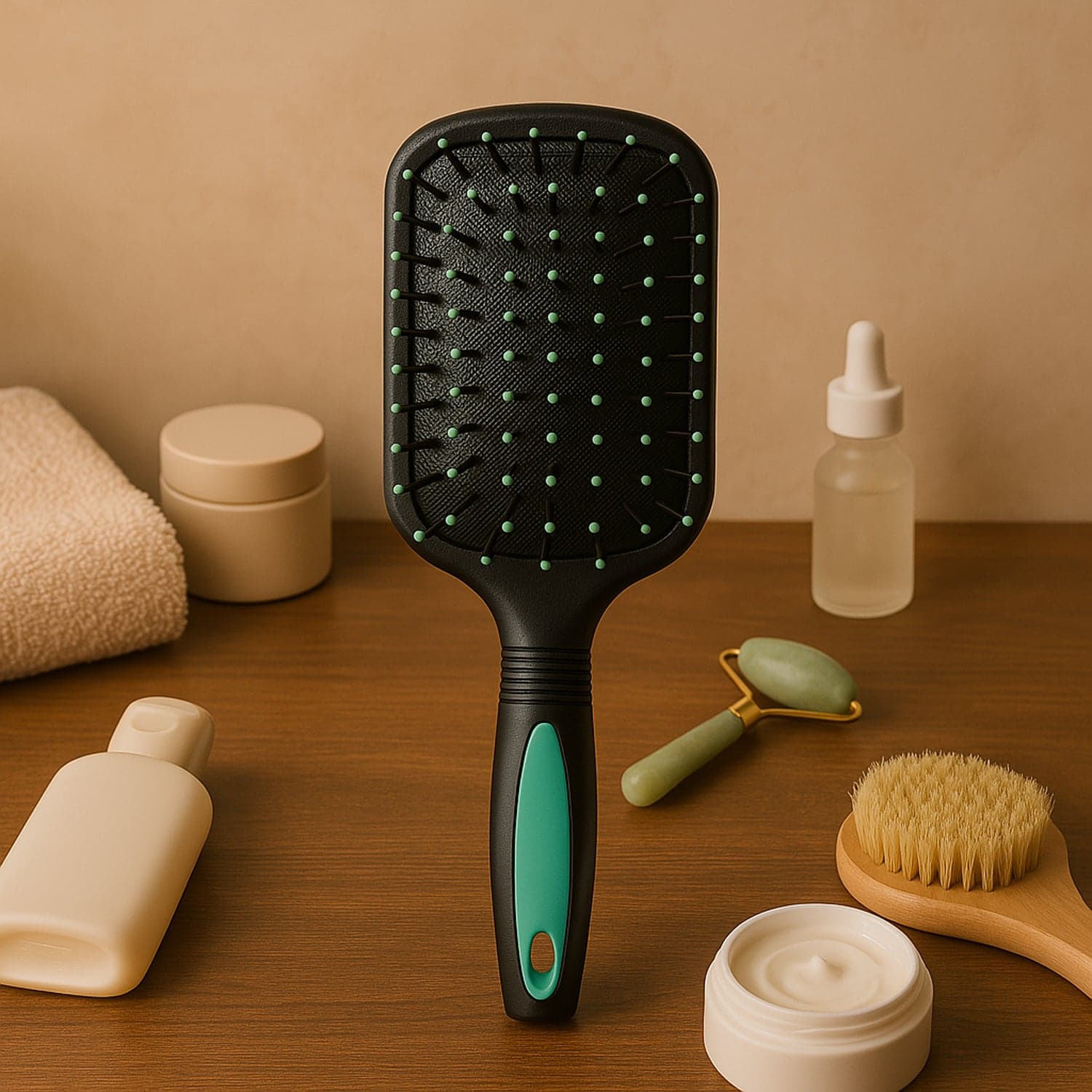 2 In 1 Hair Comb Brush With Mirror thumbnail 8