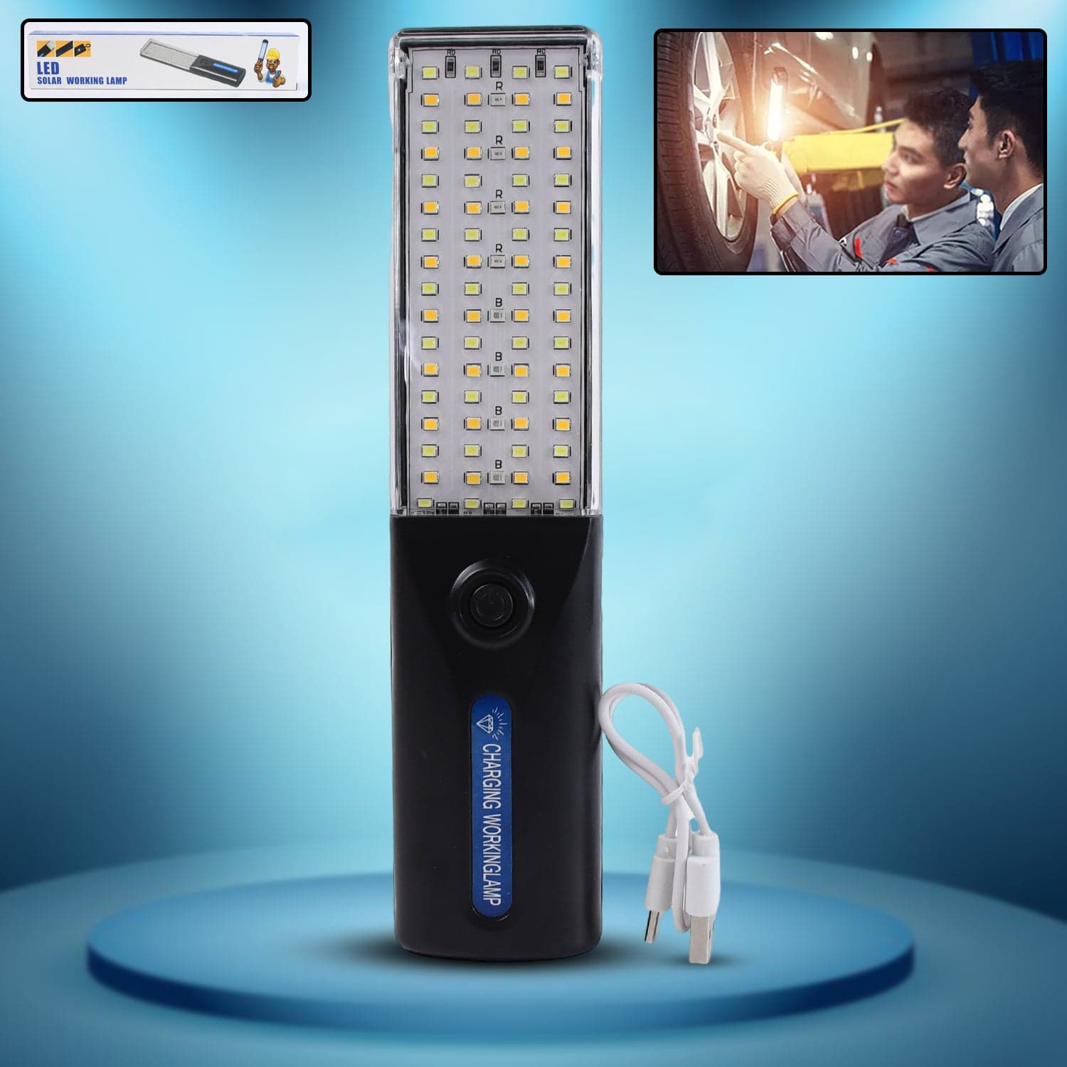 Portable Solar LED Lamp Light Emergency Work Light (1 Pc) thumbnail 1