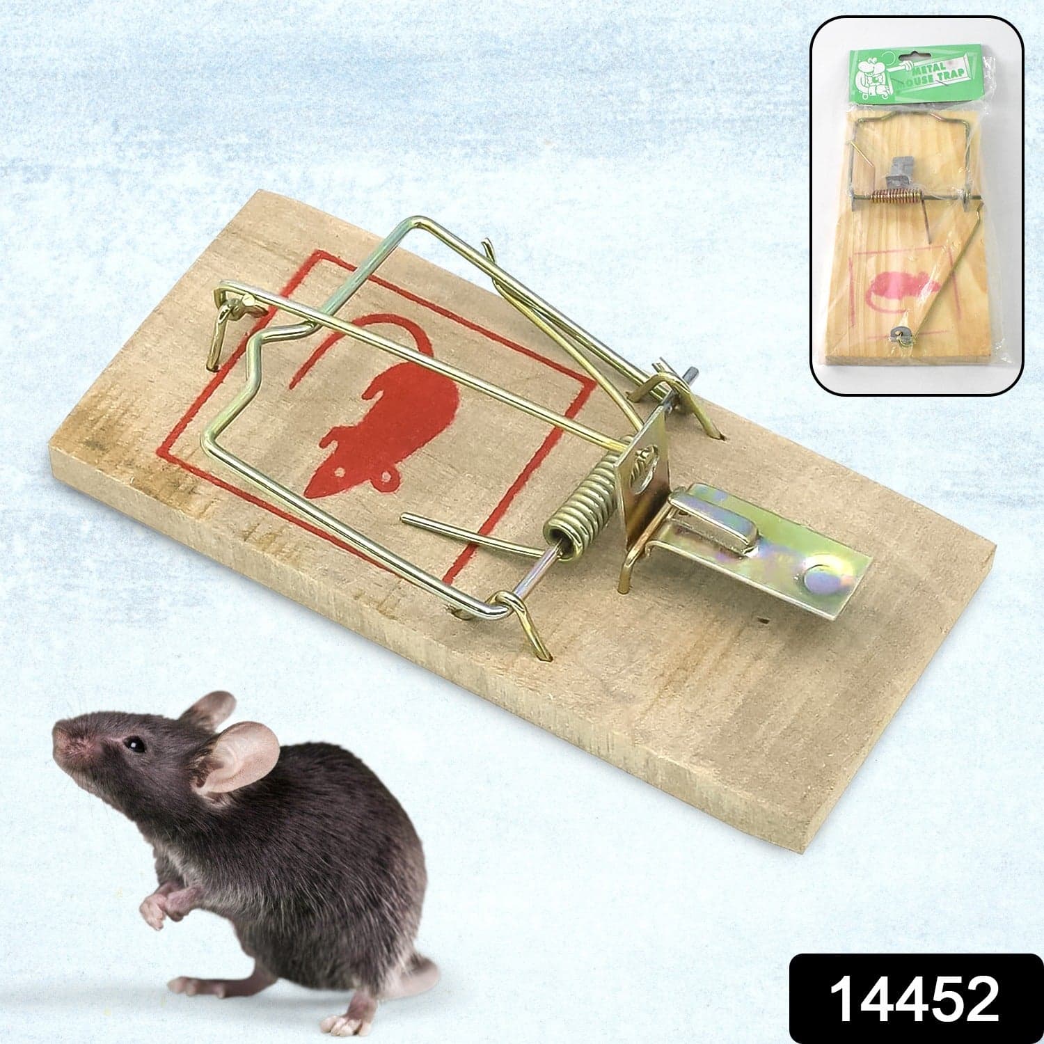 Wooden Mouse Rat Traps (1 Pc) thumbnail 2