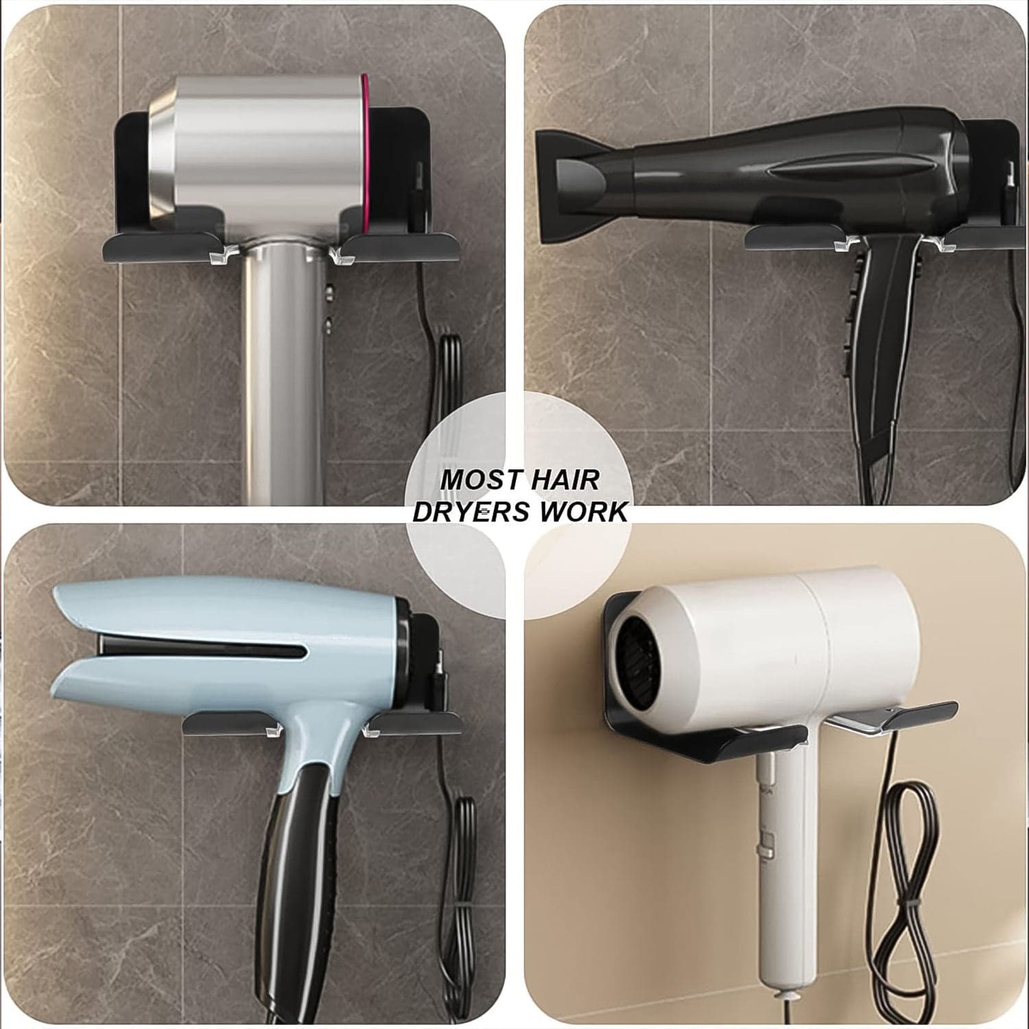 Hair Dryer Holder Wall Mounted thumbnail 6
