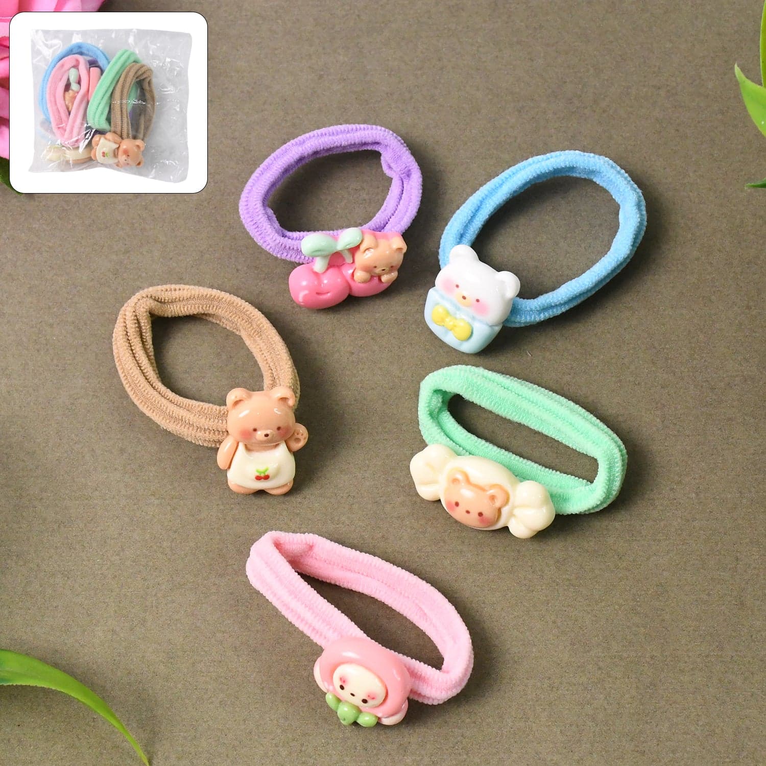 Toddler Hair Ties Baby Hair Tie (5 pcs Set), Hair accessories thumbnail 1