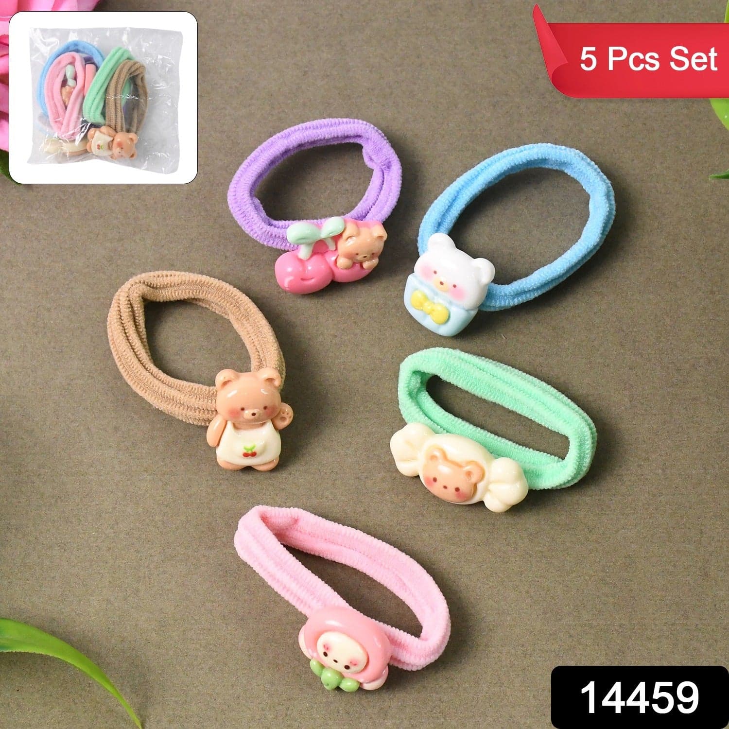 Toddler Hair Ties Baby Hair Tie (5 pcs Set), Hair accessories thumbnail 2