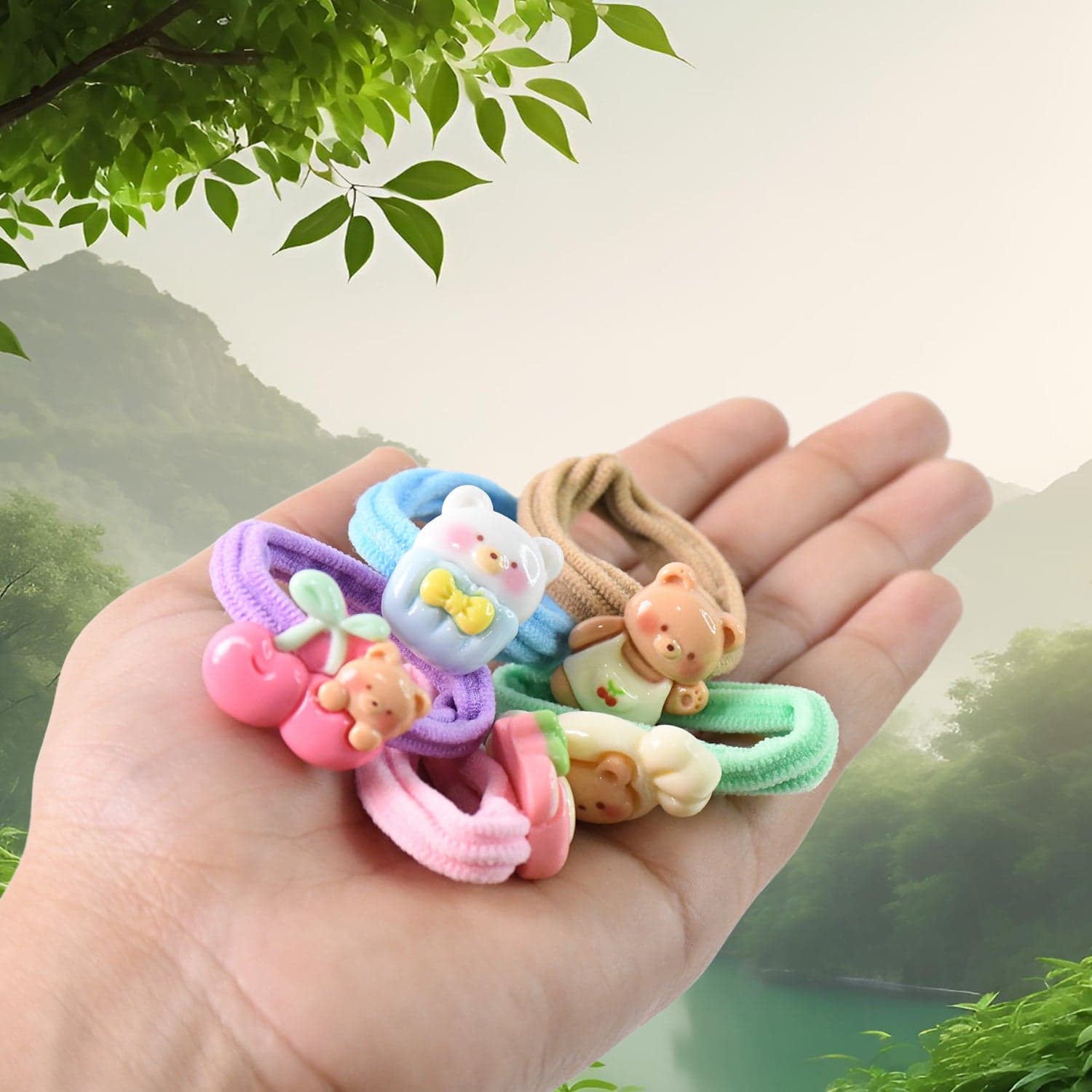 Toddler Hair Ties Baby Hair Tie (5 pcs Set), Hair accessories thumbnail 4
