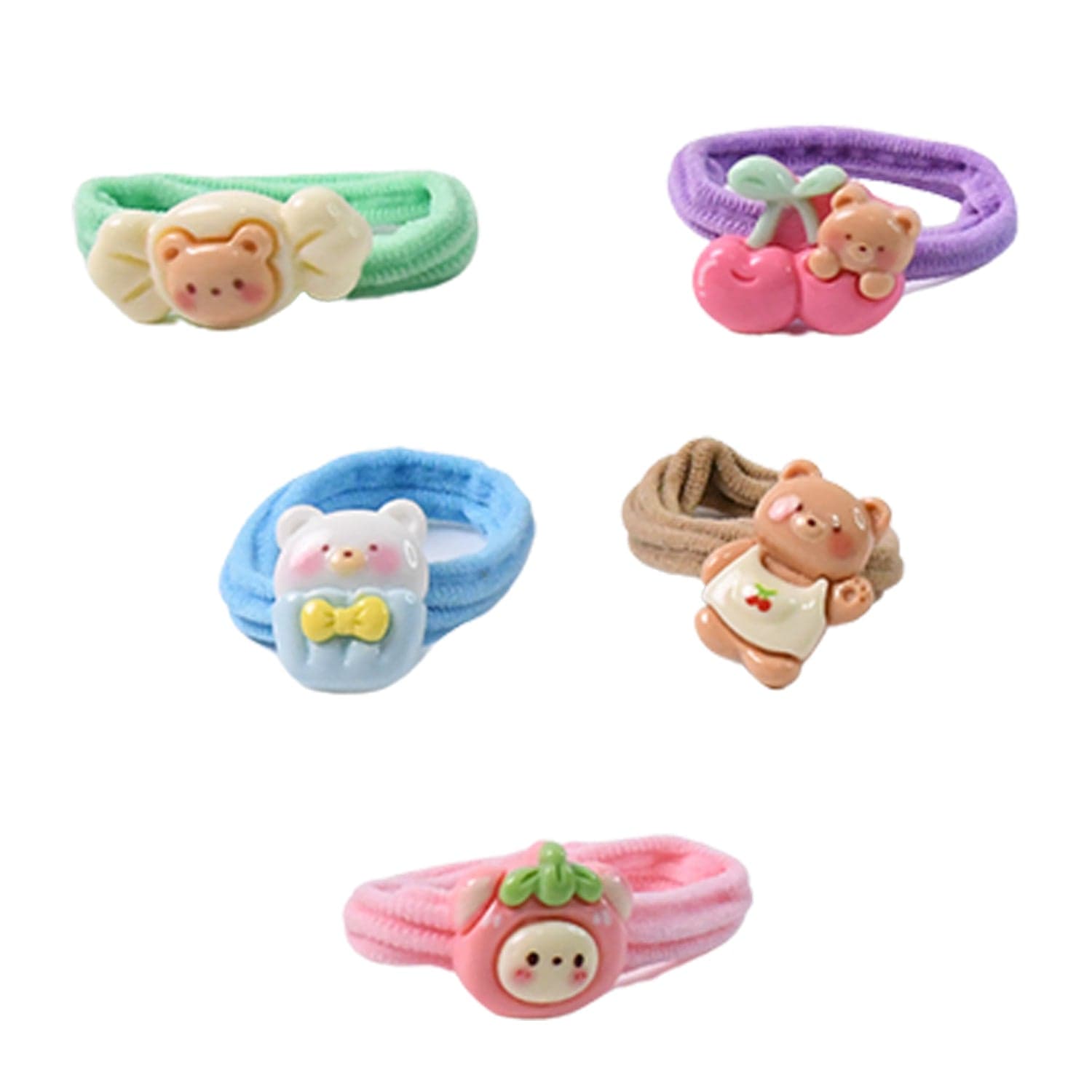 Toddler Hair Ties Baby Hair Tie (5 pcs Set), Hair accessories thumbnail 5