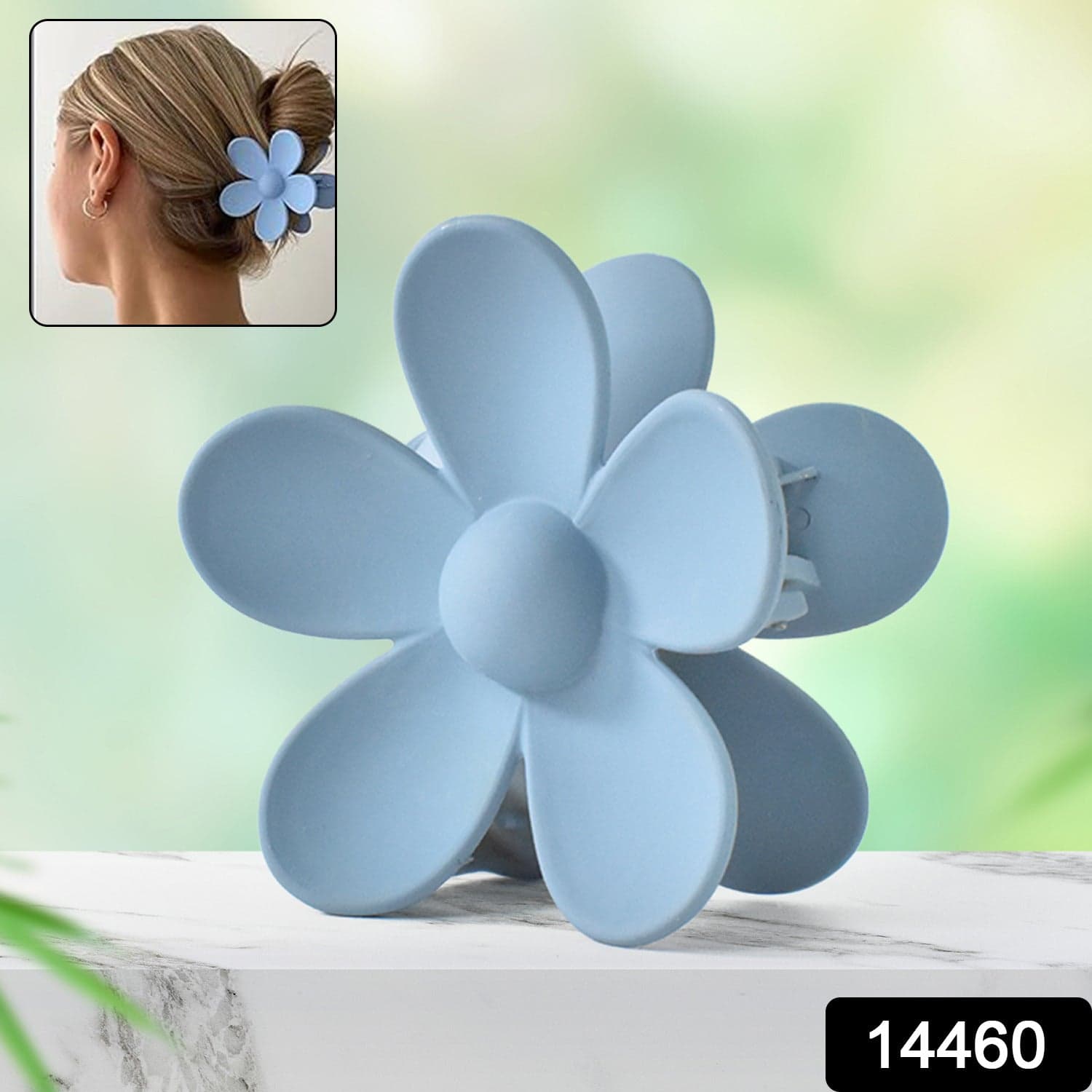 Flower Hair Clips Large Claws Hair Clips Flower Hair Clips (1 Pc) thumbnail 2