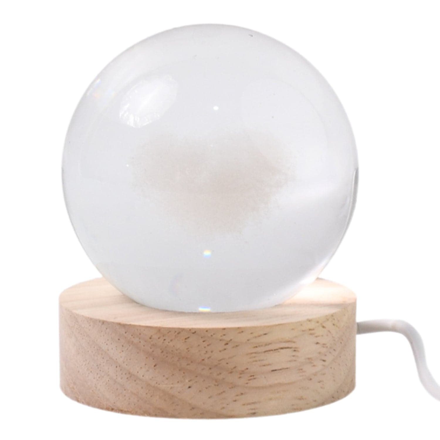 Heart 3D Crystal Ball lamps With Base (1 Pc) thumbnail 5