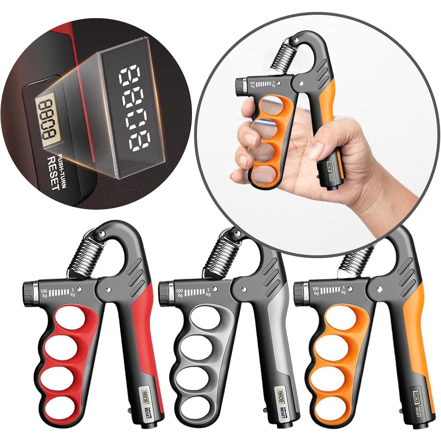 Hand Grip Strengthener Finger Strength Training (1Pc) thumbnail 5