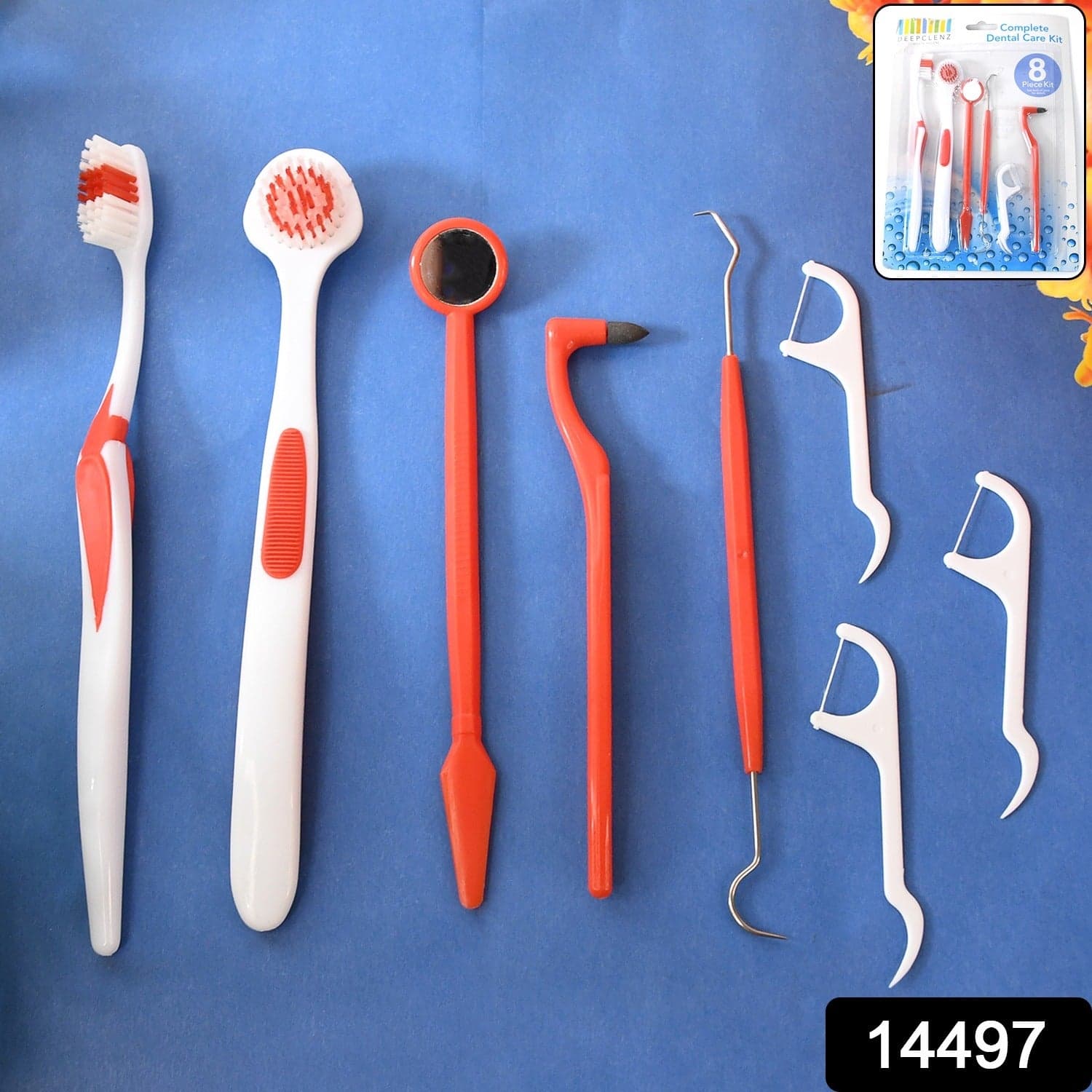 14497 Dental Care Tooth Brush Kit 8Pc Set thumbnail 1