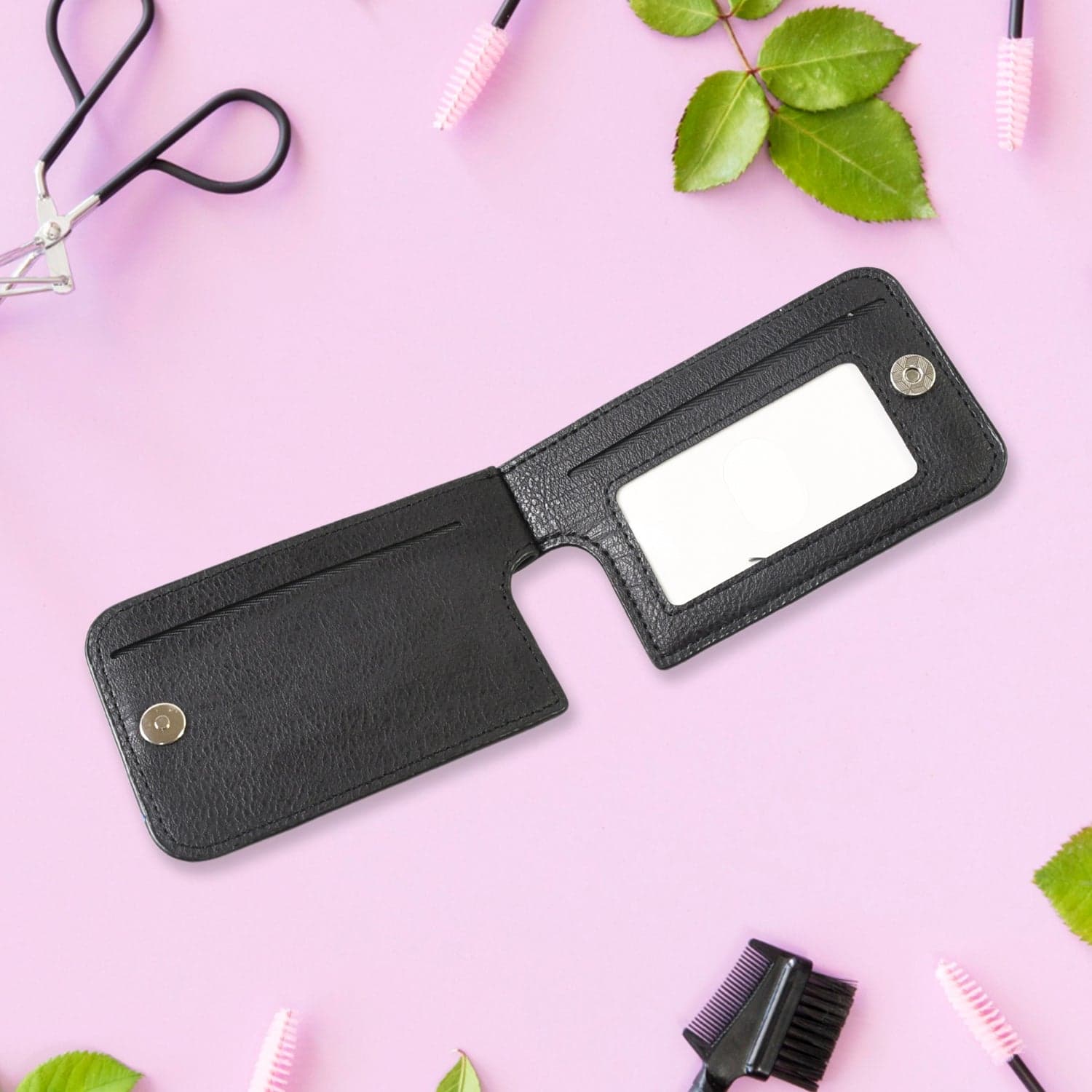 14588 Black Adhesive Phone Card Holder 1Pc thumbnail 2