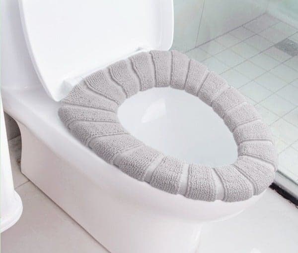 Winter Comfortable Soft Toilet Seat Mat Cover Cushion Plush thumbnail 1