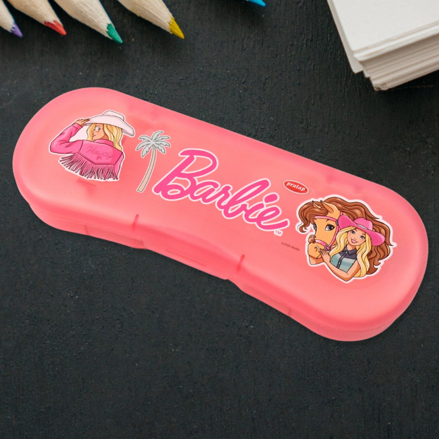 Cute Cartoon Printed Plastic Compass Box For Kids 1 Pc thumbnail 5