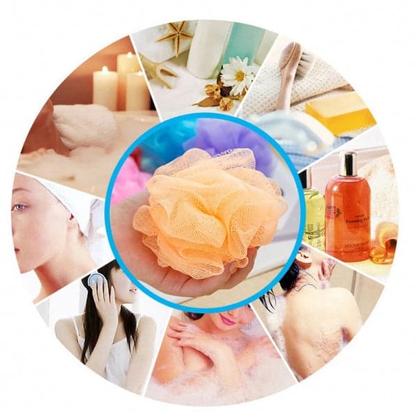 Bath Sponge Round Loofah and Back Scrubber for Men and Women thumbnail 6