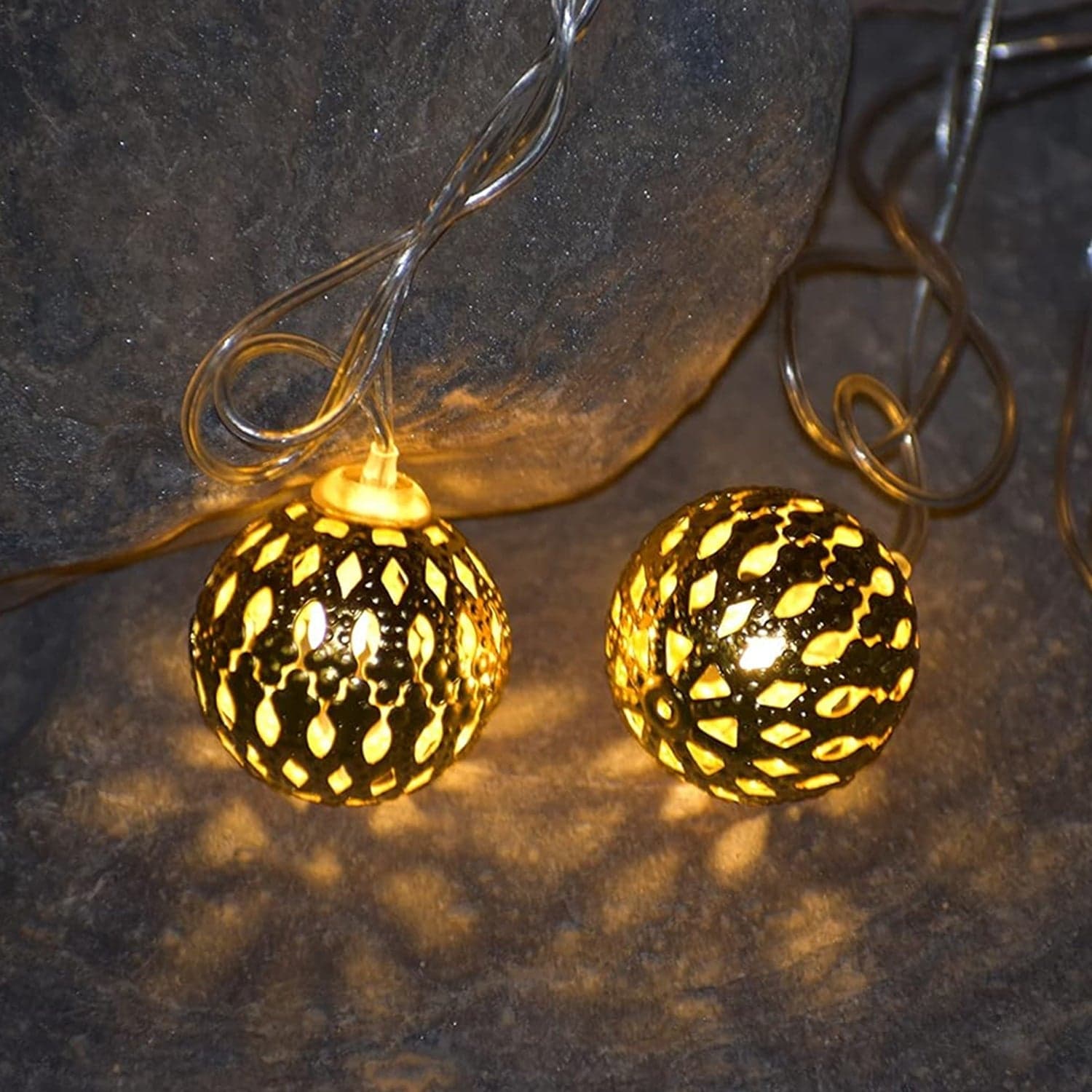 Decorative Metal Ball Led String Light 3 Meter thumbnail 2
