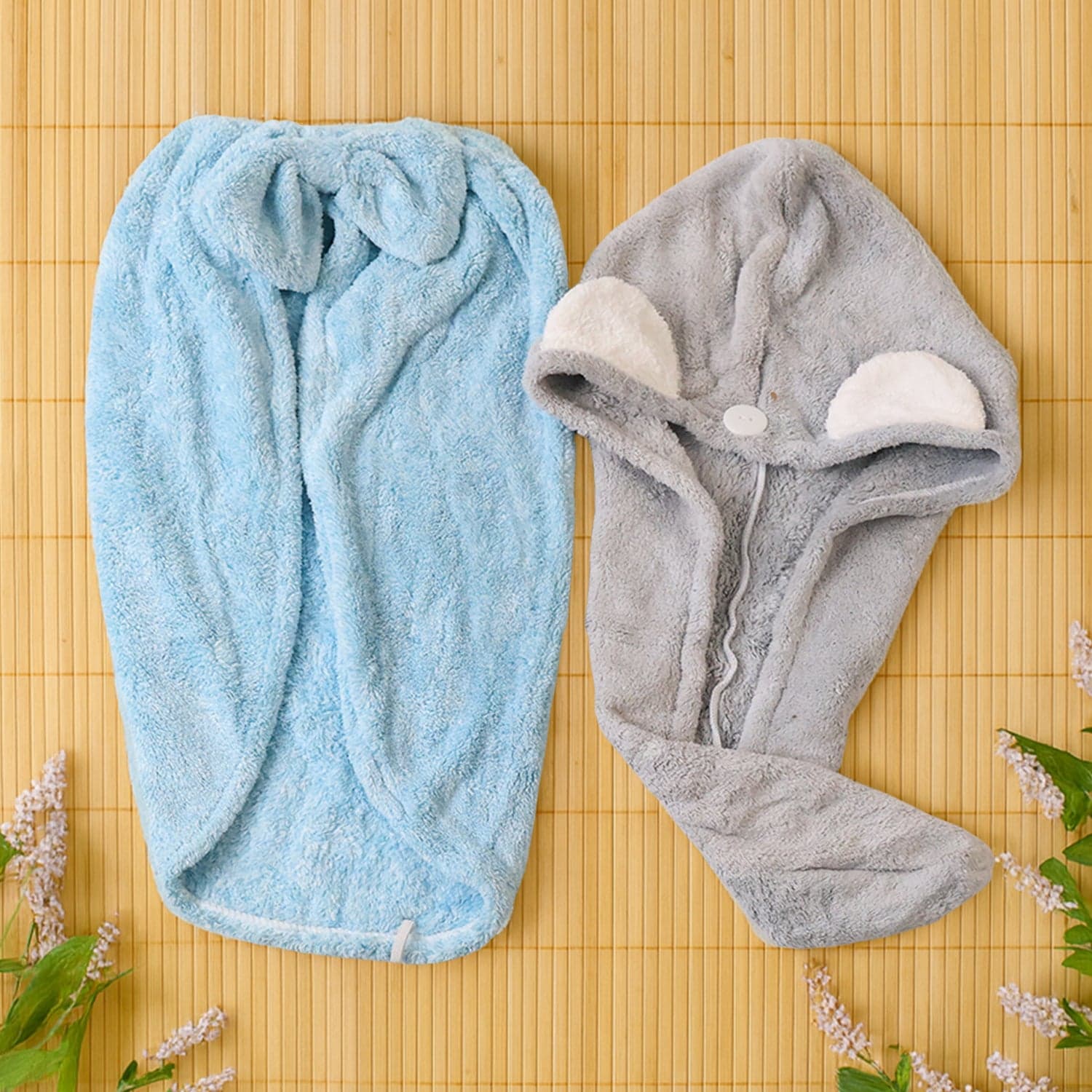 Soft Microfiber Hair Drying Towel thumbnail 6