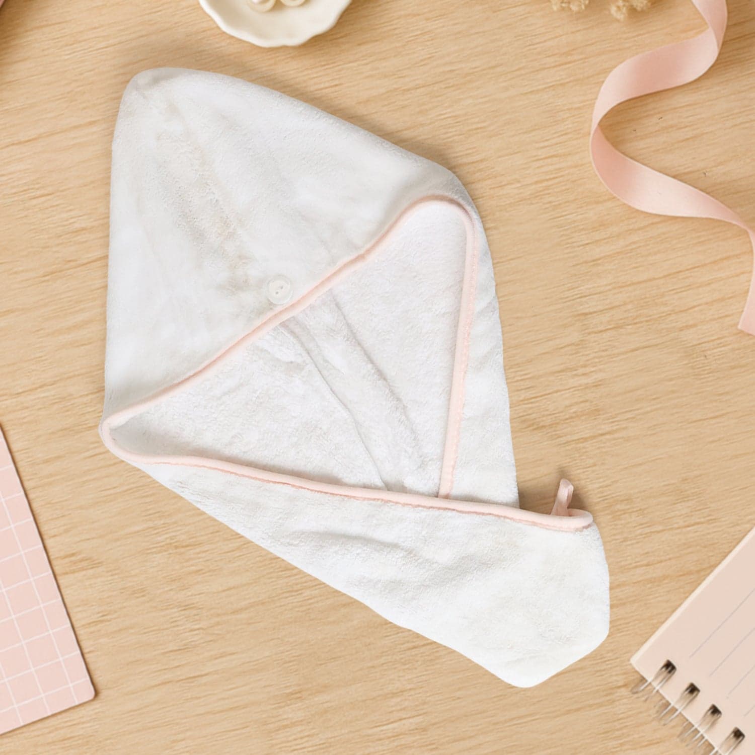 Soft Microfiber Hair Drying Towel thumbnail 7
