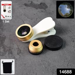 Universal Clip On Mobile Camera Lens Kit Set