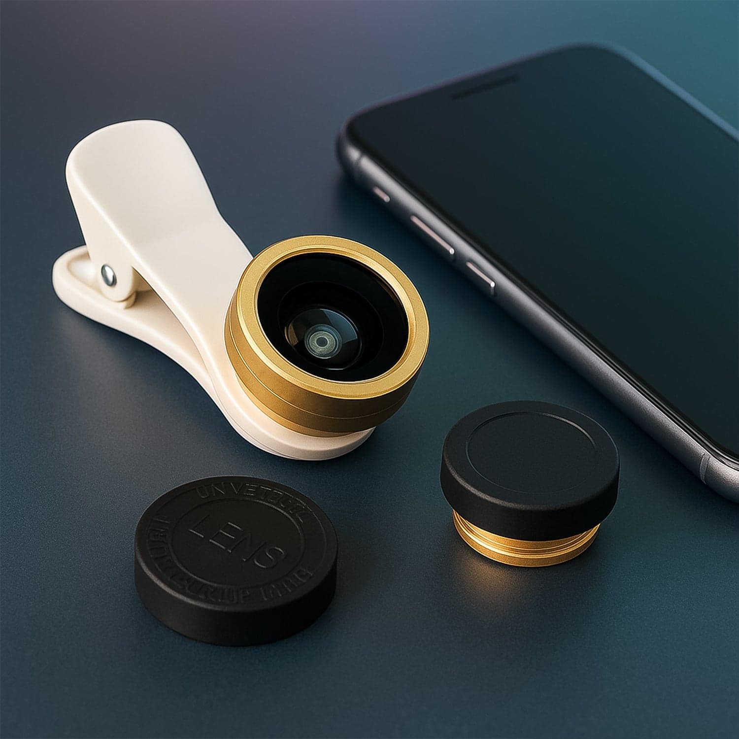Universal Clip On Mobile Camera Lens Kit Set thumbnail 5