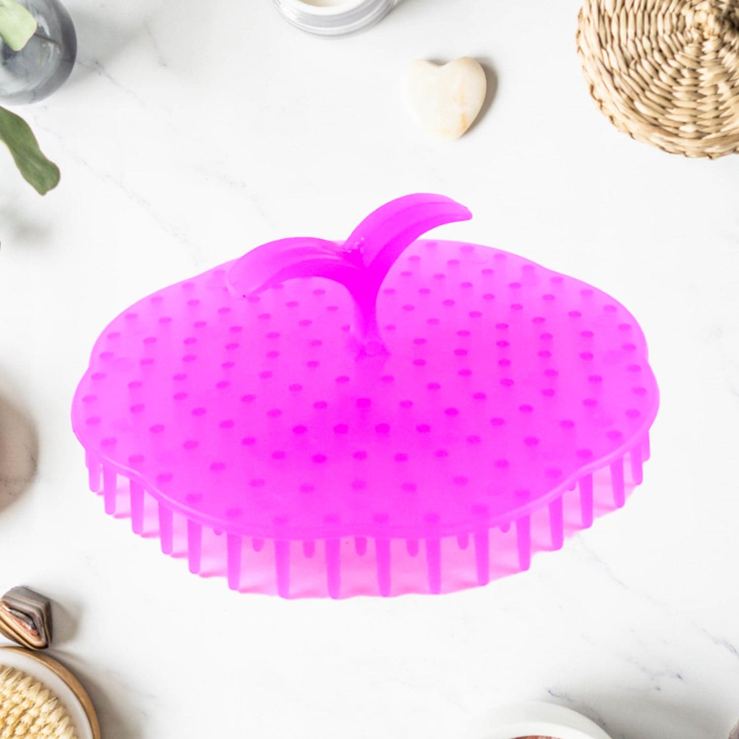 Soft Silicone Scalp Massager Comb 1 Pc thumbnail 2
