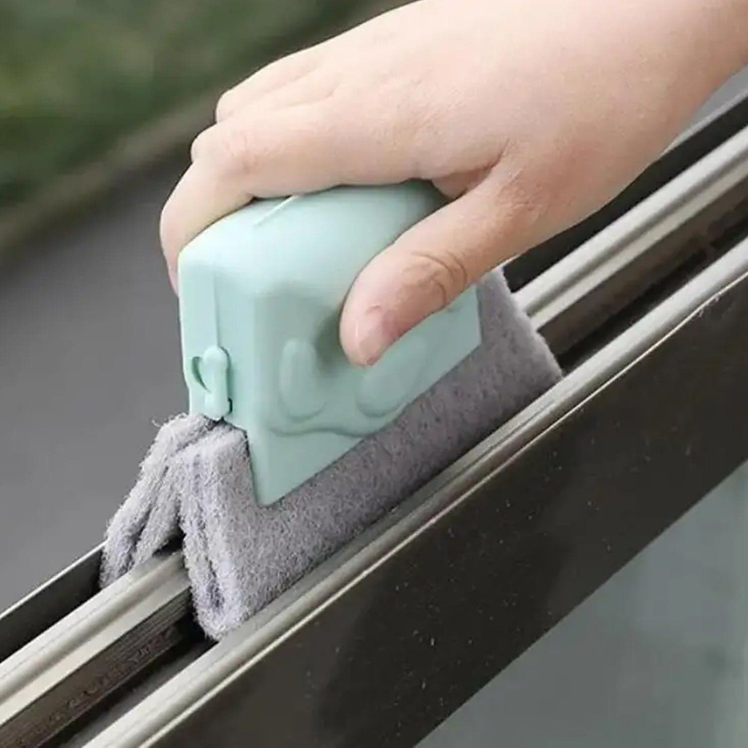 Window Groove Frame Cleaning Brush Door Track Cleaning Brushes Dust Cleaner Tool for Corners Edges and Gaps thumbnail 1