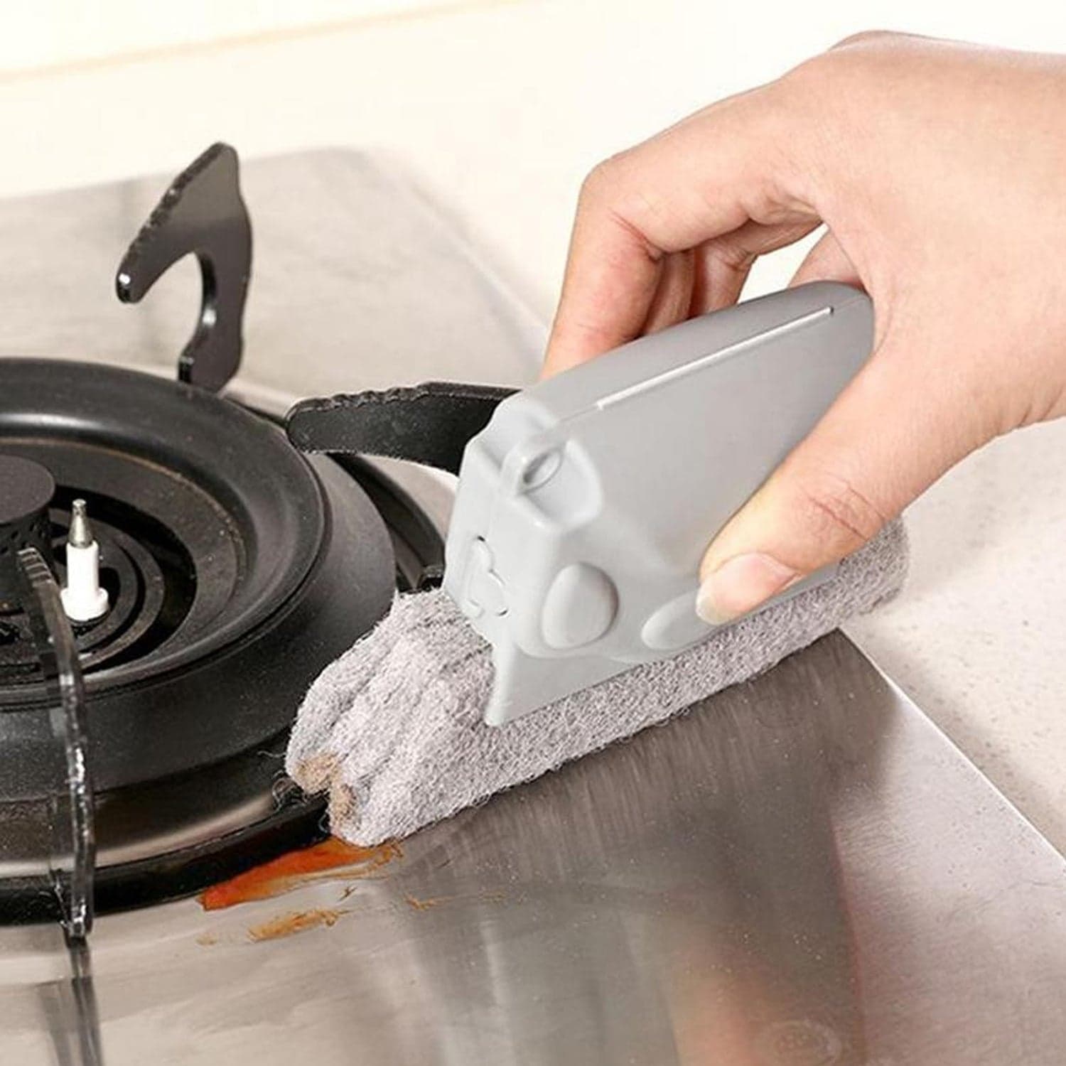 Window Groove Frame Cleaning Brush Door Track Cleaning Brushes Dust Cleaner Tool for Corners Edges and Gaps thumbnail 3
