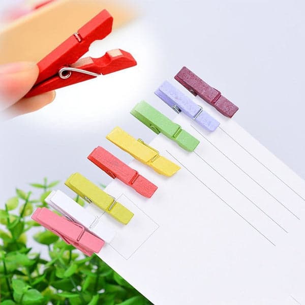 Multipurpose Wooden Clips / Cloth Pegs (Large, 500 Pcs) thumbnail 3