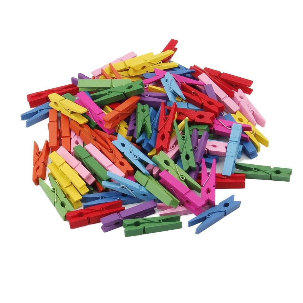 Multipurpose Wooden Clips / Cloth Pegs (Large, 500 Pcs) thumbnail 5
