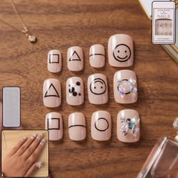 Press-On Nails the Reusable False Nail Set with Strong Glue for Equally Glam Looks