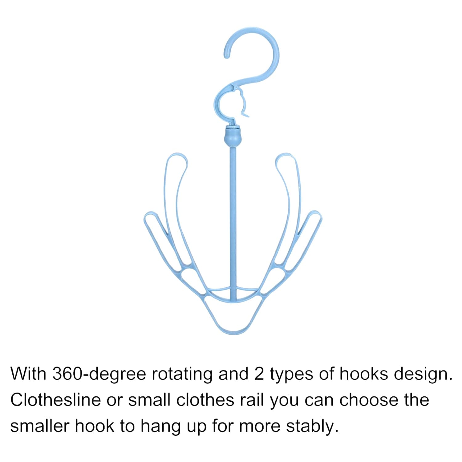 Small Shoes Drying Hanger, Rotatable Shoe Hanging Racks (1pc) thumbnail 6