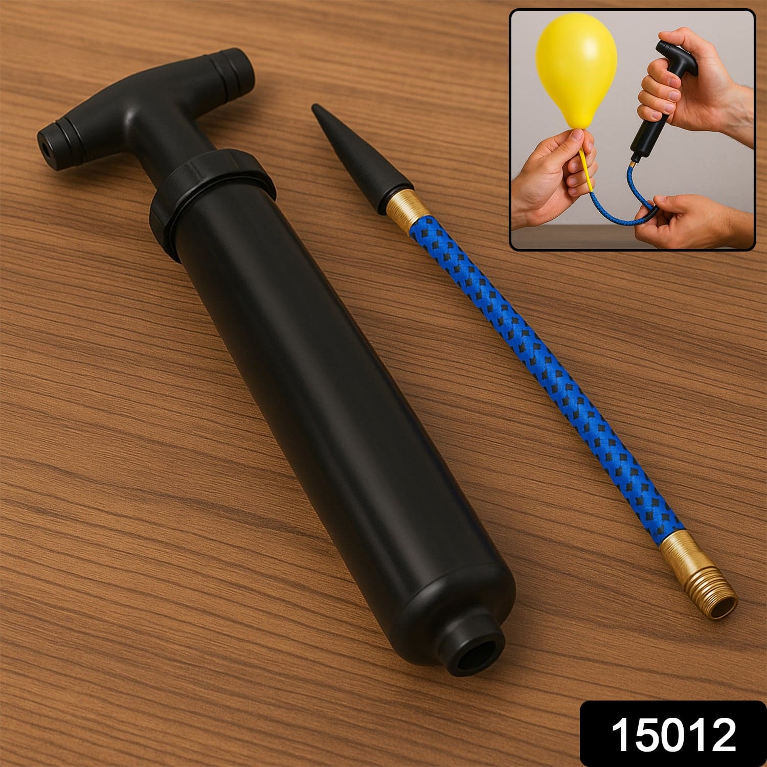 Portable Air Ball Inflatable Kit With PIN Plastic & Metal (1 Pc With Pin) thumbnail 2