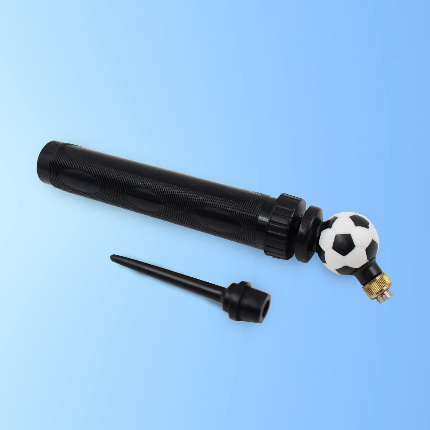 Double Action Pump, Portable Air Ball Inflatable Kit With PIN Plastic (1 Pc With Pin) thumbnail 1