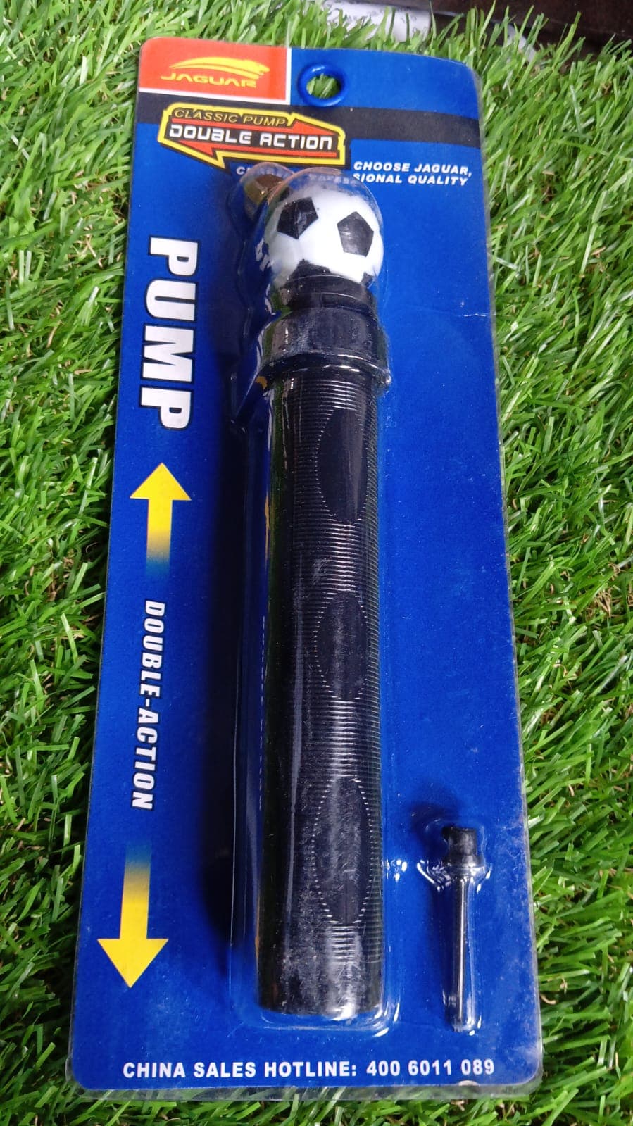 Double Action Pump, Portable Air Ball Inflatable Kit With PIN Plastic (1 Pc With Pin) thumbnail 7