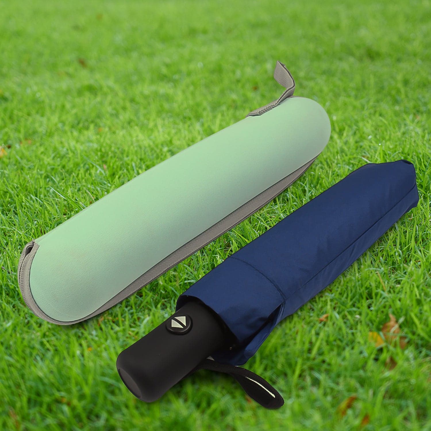 2-Fold Manual Open Umbrella (Umbrella With Case / 1 Set / Mix Color) thumbnail 6