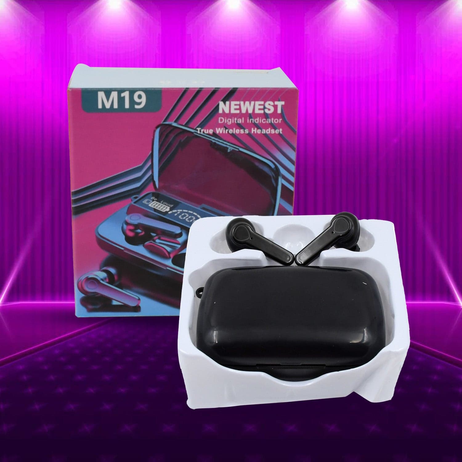 Wireless M19 Bluetooth Headphones True Wireless Airbuds thumbnail 3